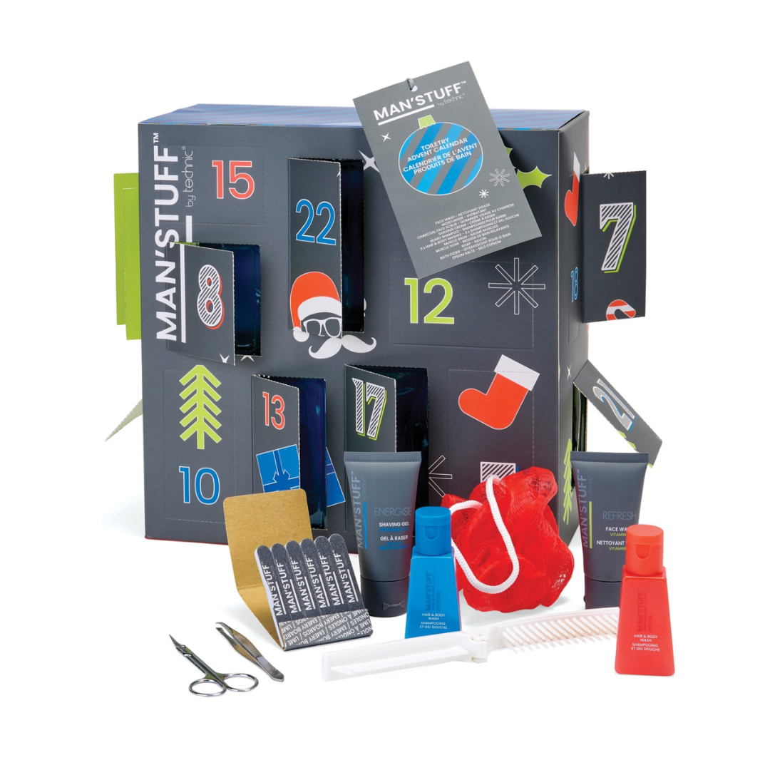 Man Stuff Toiletries 24 Day Cosmetic Advent Calendar