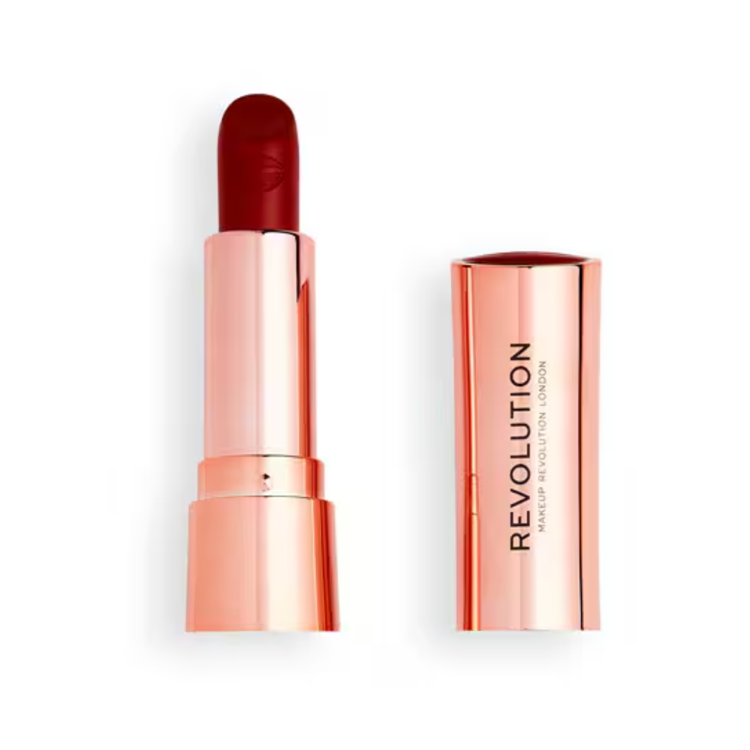 Tester Revolution Satin Kiss Lipstick Ruby