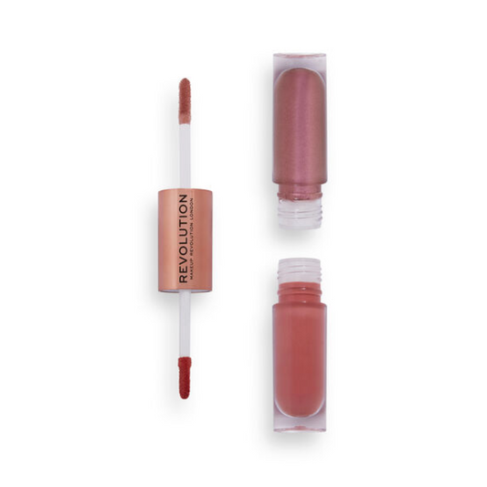 Tester Revolution Double Up Liquid Eyeshadow Blissful