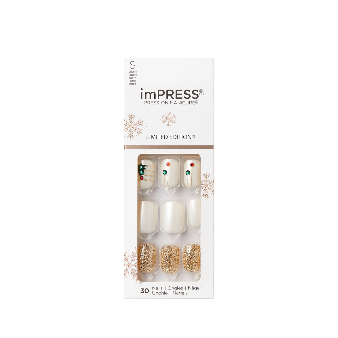 Kiss Impress Nails Snowfall 85954