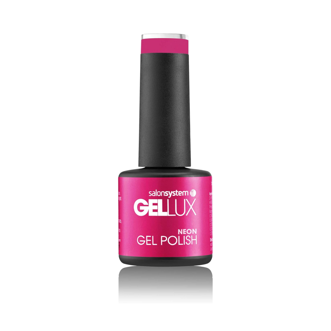 Salon System Gel Lux Gel Polish Pink Punch Neon 8ml