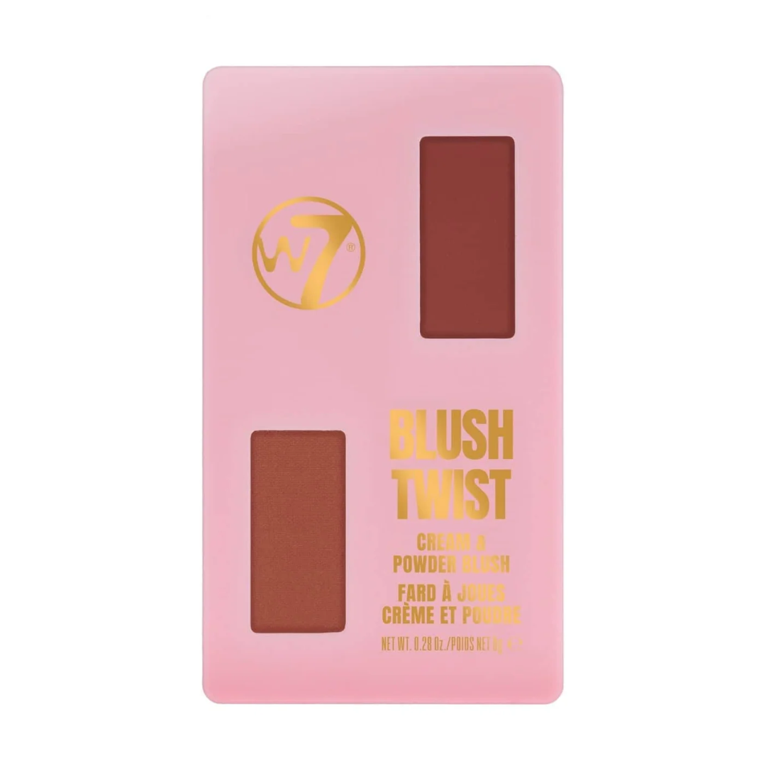 W7 Blush Twist Cream & Powder Blush No More Fights