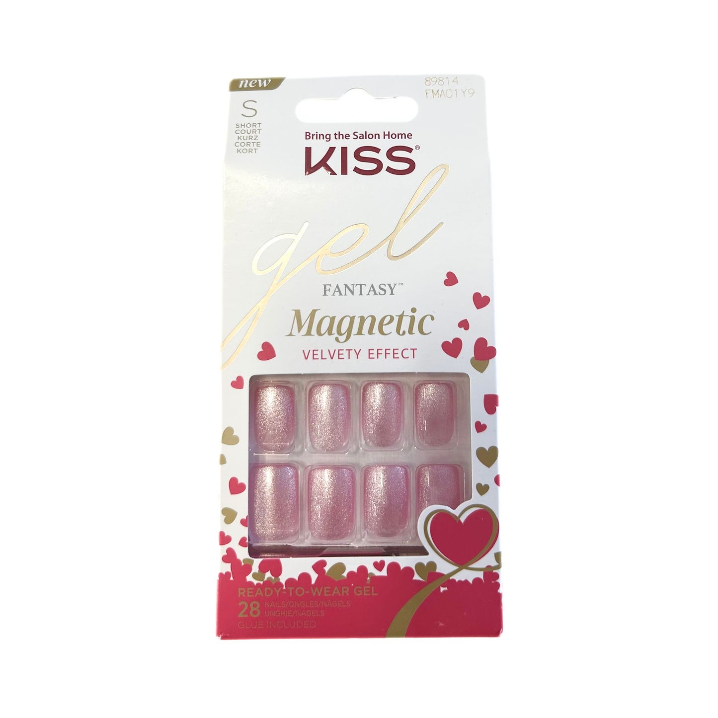 Kiss Gel Fantasy Nails 89814 Magnetic Pink