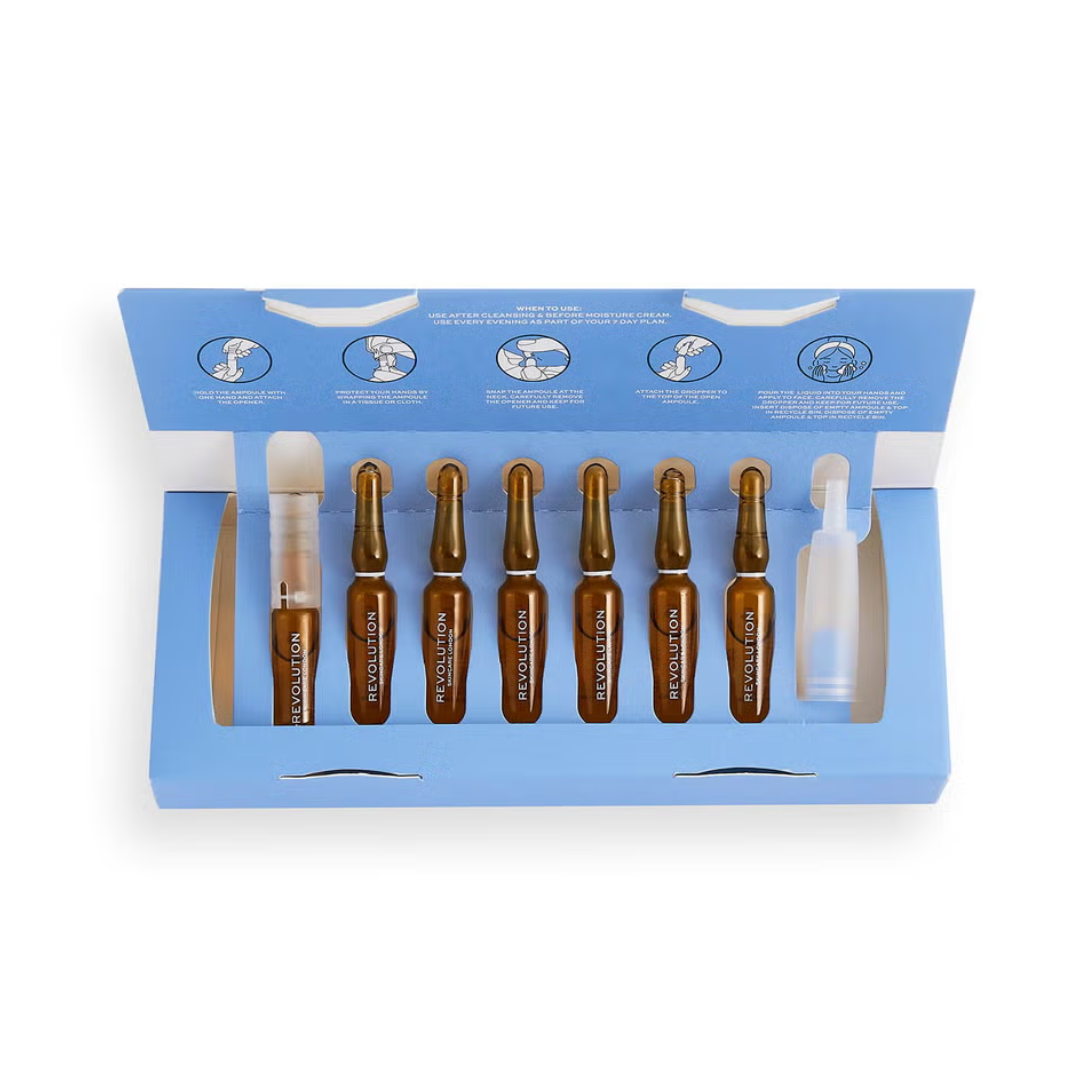 Revolution Skincare Salicylic Acid Ampoules 7 Day Skin Plan