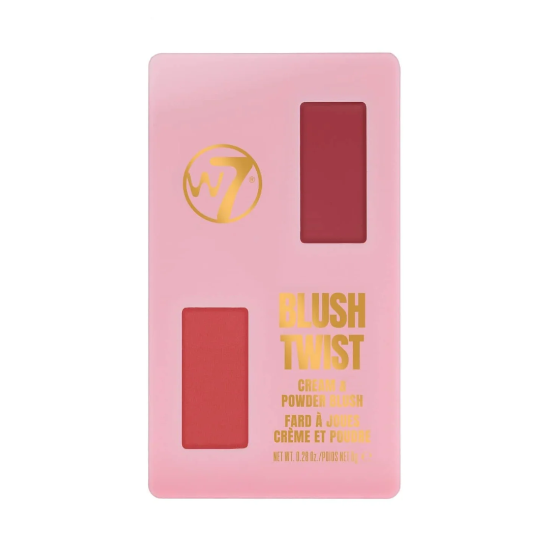 W7 Blush Twist Cream Powder Blush Peace Out Beauty Outlet