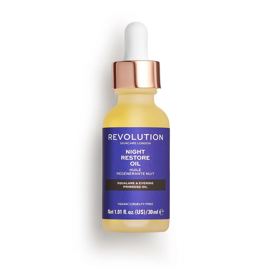 Revolution Skincare Night Restore Oil Squalane & Evening Primrose Oil