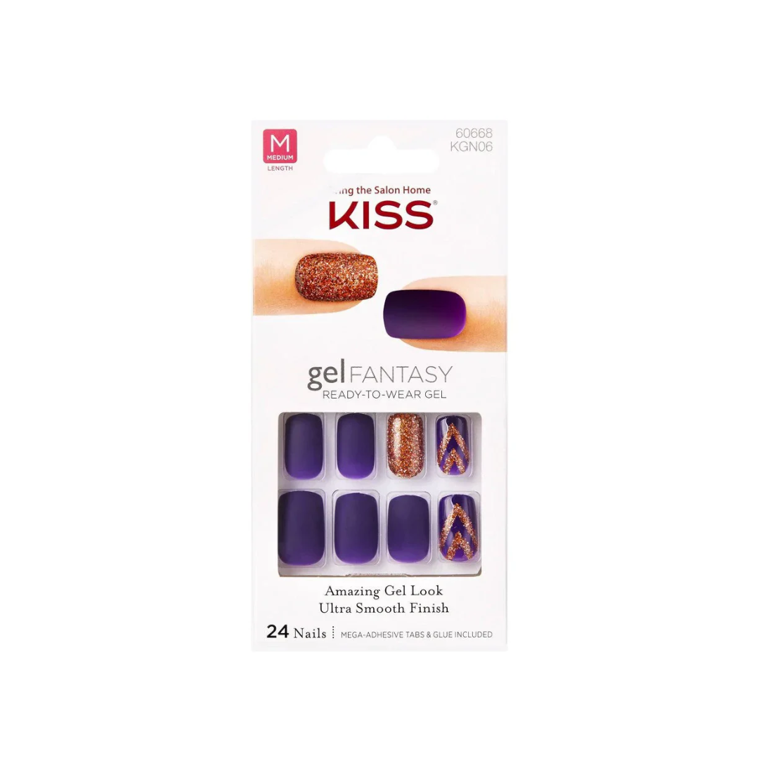Kiss Gel Fantasy Nails 60668 purple