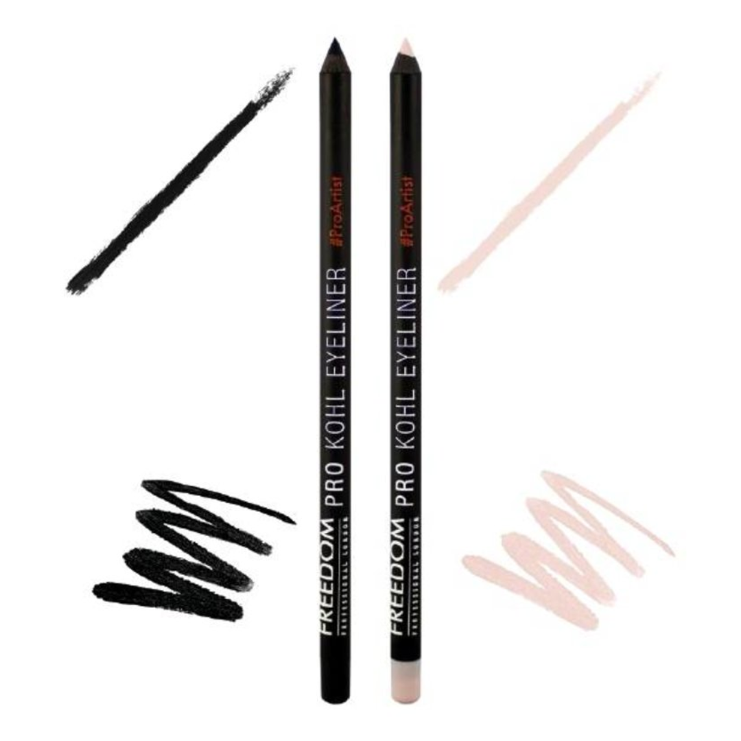 Revolution Freedom Pro Kohl Eyeliner Duo Black And Brighten