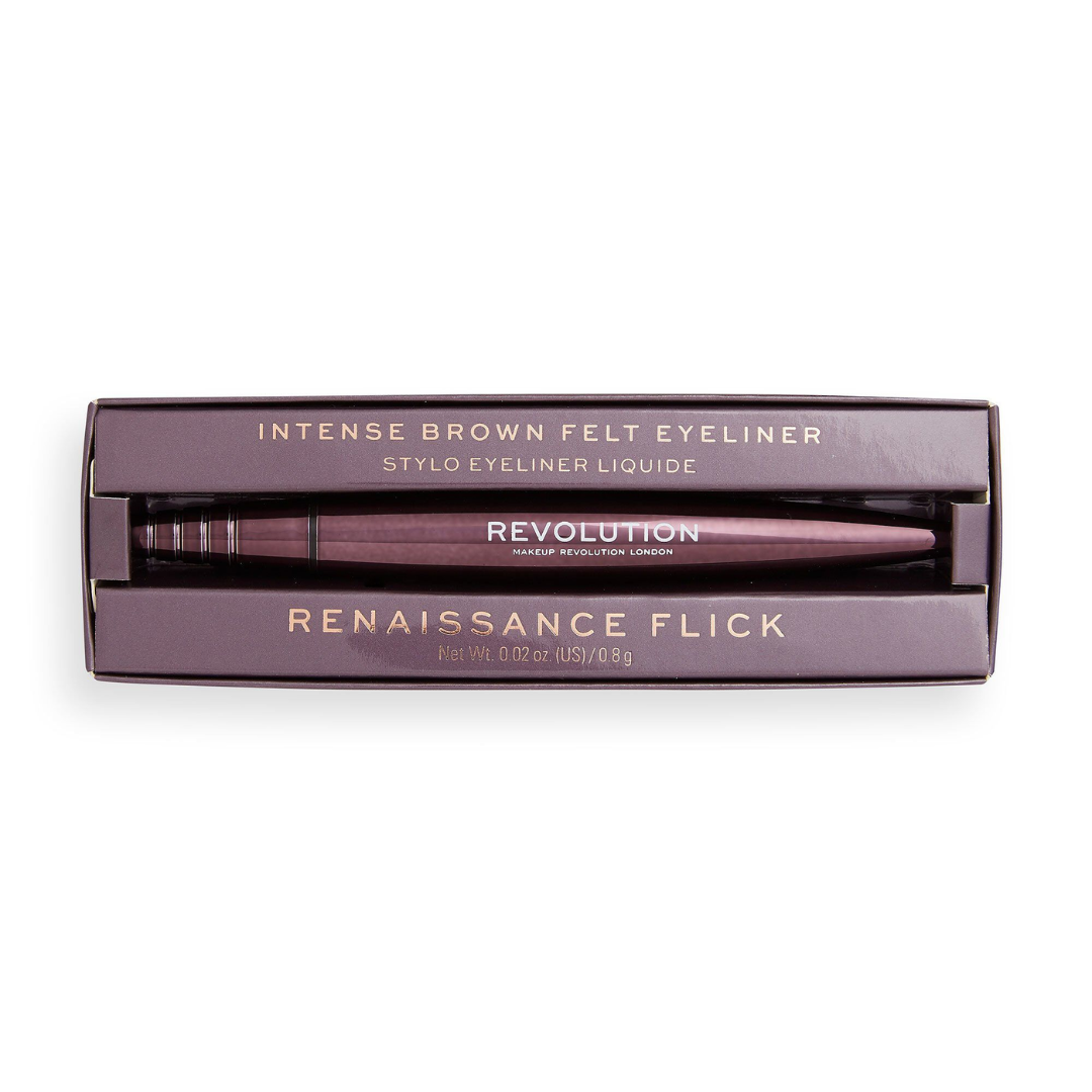 Revolution Renaissance Flick Felt Eyeliner Brown
