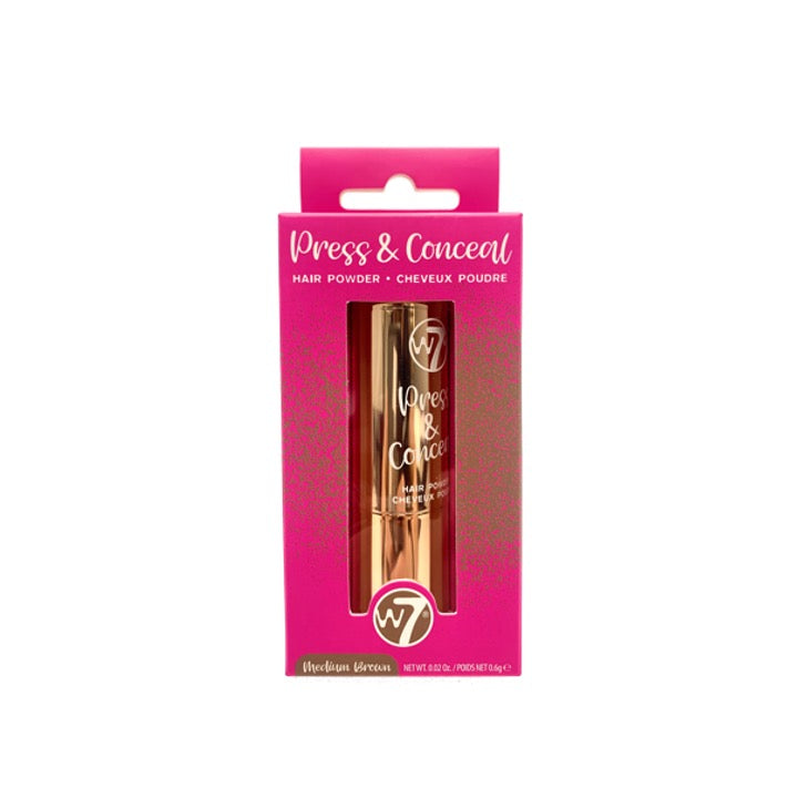 W7 Press & Conceal Hair Powder Medium Brown