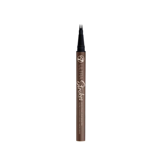 W7 Ultra Strokes Micro Prong Liquid Brow Pen Dark