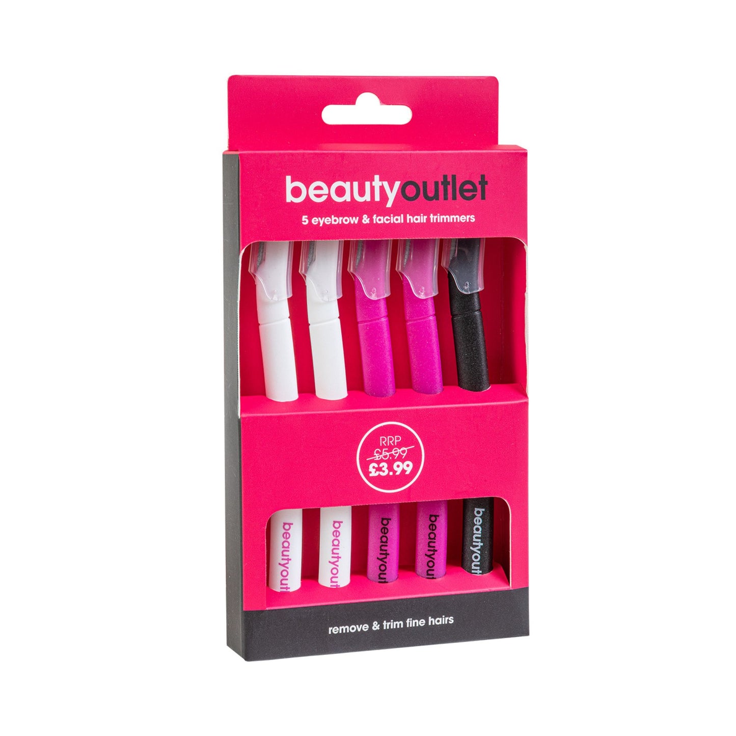 Beauty Outlet 5 Eyebrow Facial Hair Trimmer BEAU535