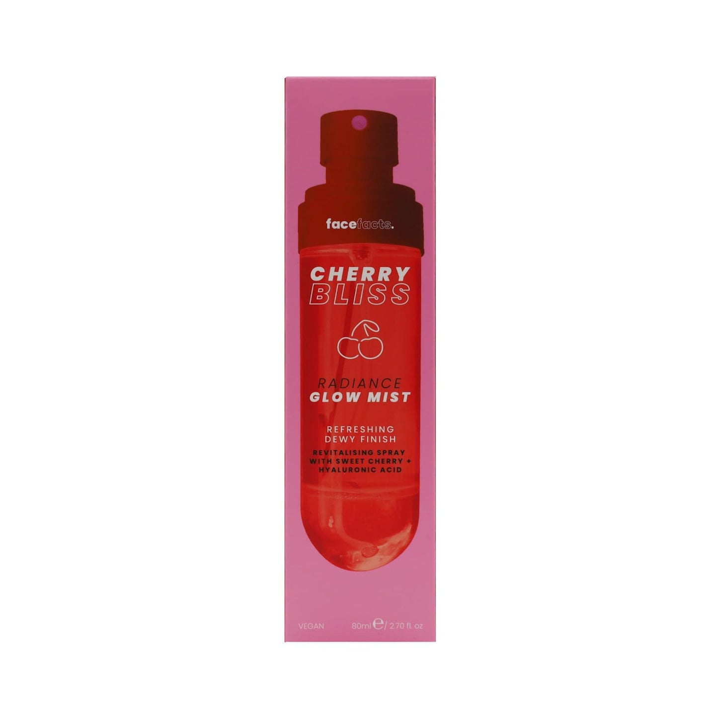 Face Facts Cherry Bliss Radiance Glow Mist 80ml