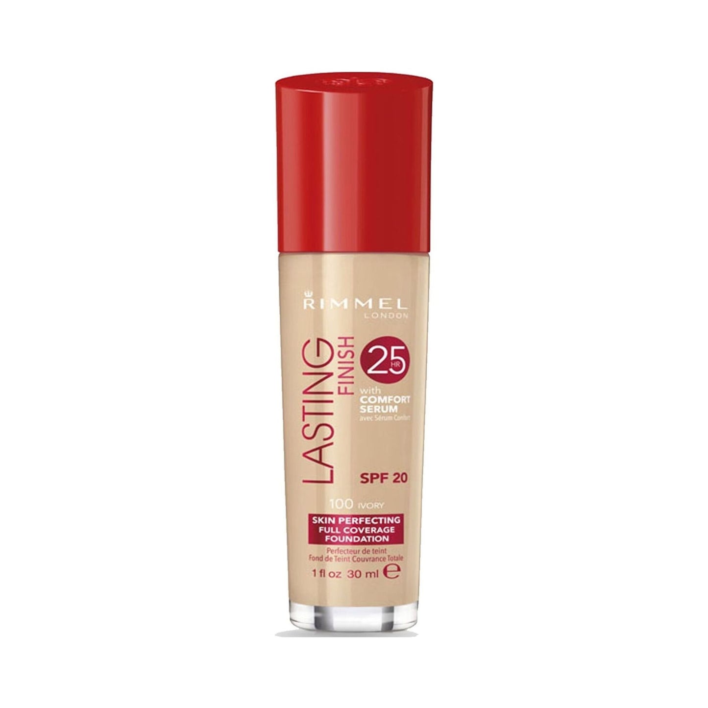 Rimmel Lasting Finish Foundation 25 Hour Wear 100 Ivory