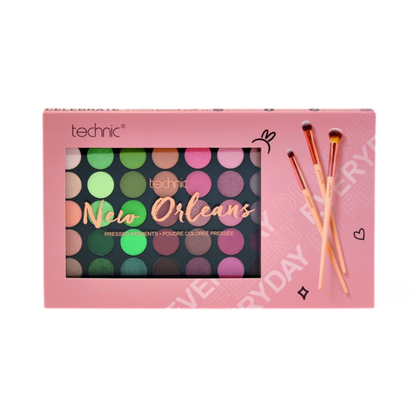 Technic New Orleans Palette & Brush Set