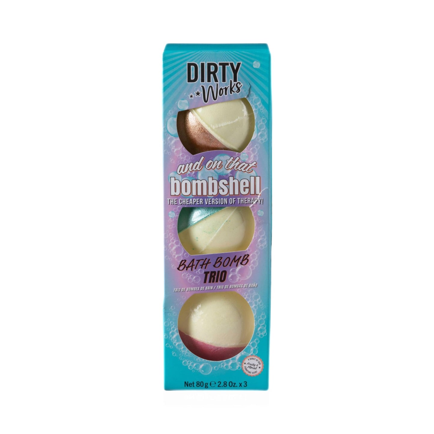 Dirty Works And On That Bombshell Bath Bomb Trio