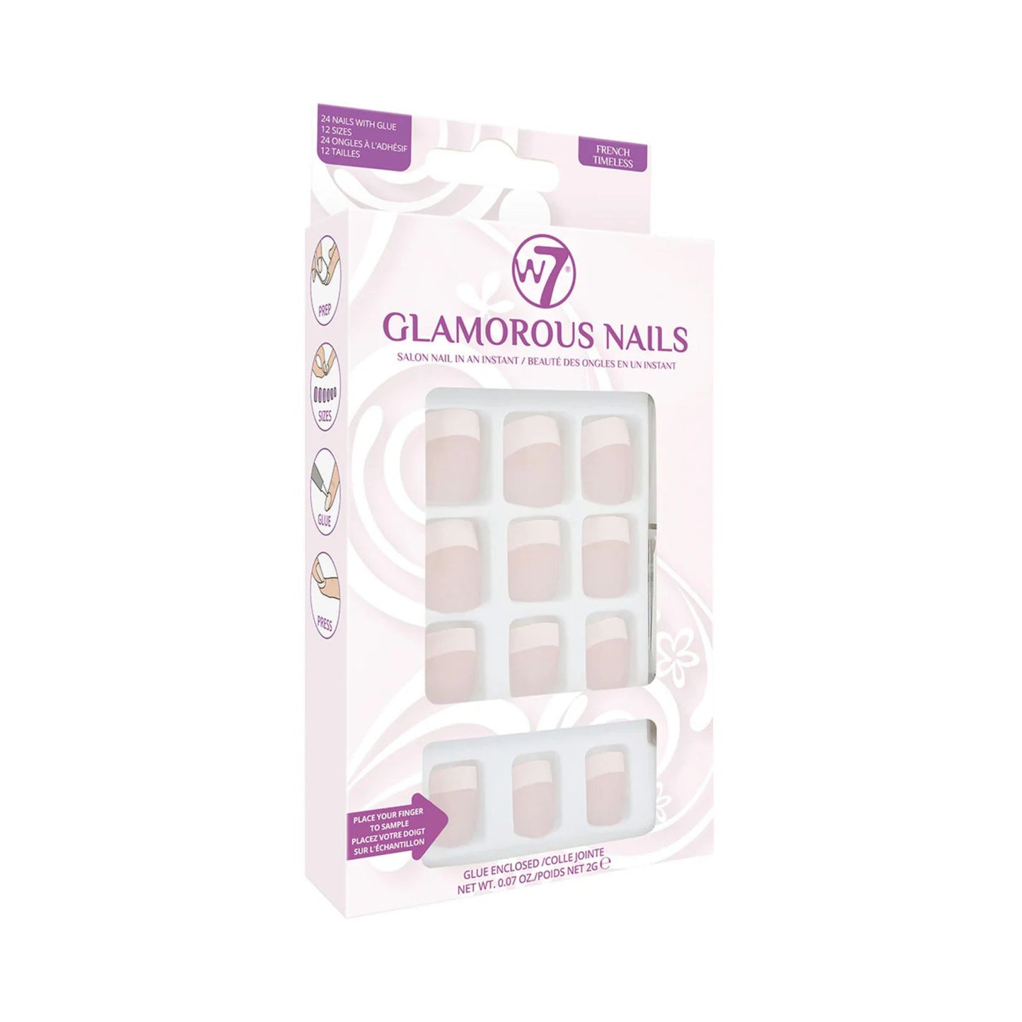 W7 Glamorous Nails French Timeless