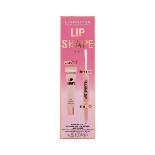 Revolution Lip Shape Kit Pink Nude