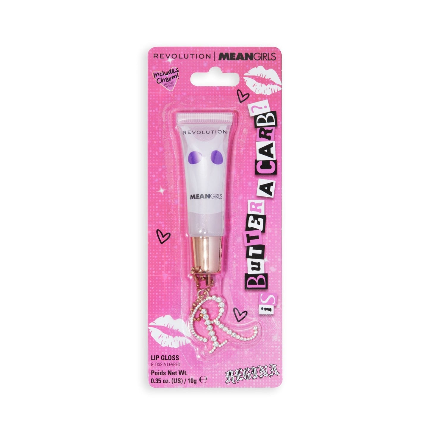 Revolution X Mean Girls Lip Gloss W Charm Is Butter A Carb Regina