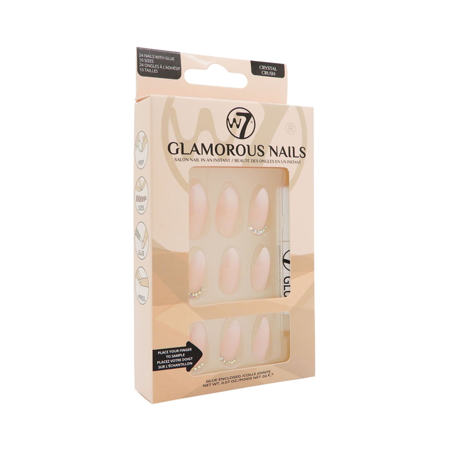 W7 Glamorous Nails Crystal Crush