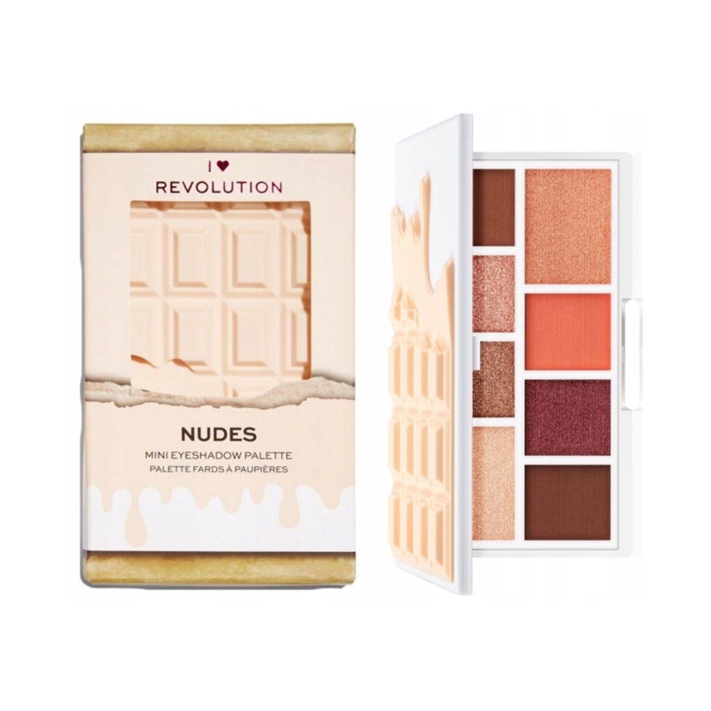 Revolution I Heart Revolution Mini Nudes Chocolate Eyeshadow Palette