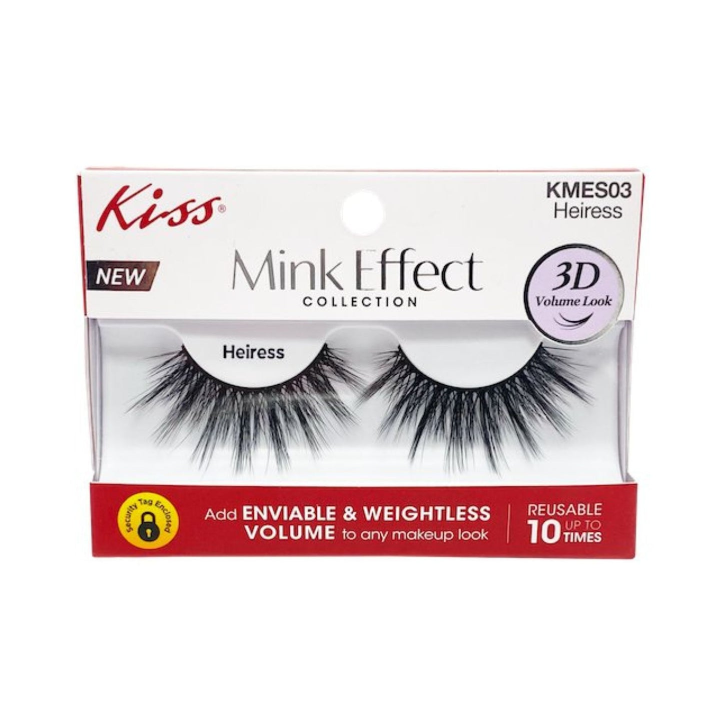 Kiss Mink Effect False Lashes Heiress