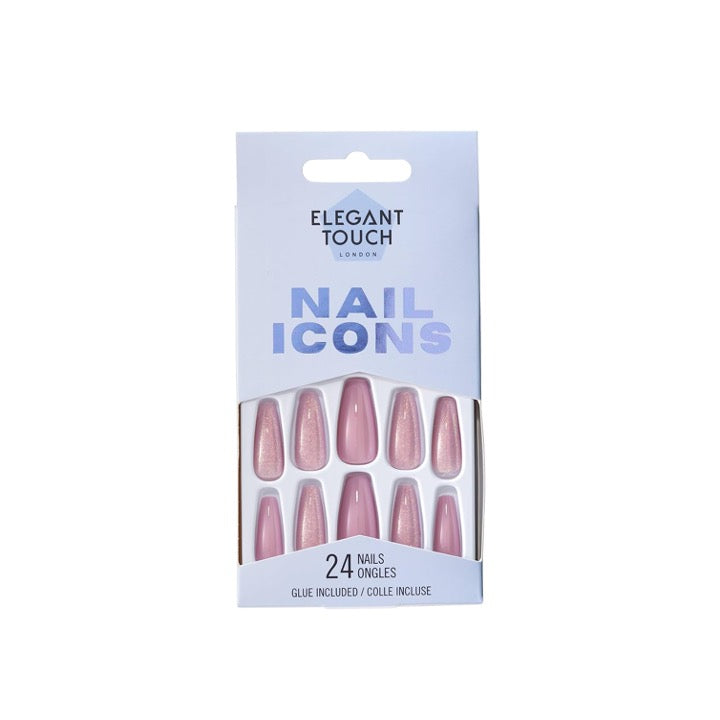 Elegant Touch False Nails Nail Icons Long Squareletto Y2K Princess