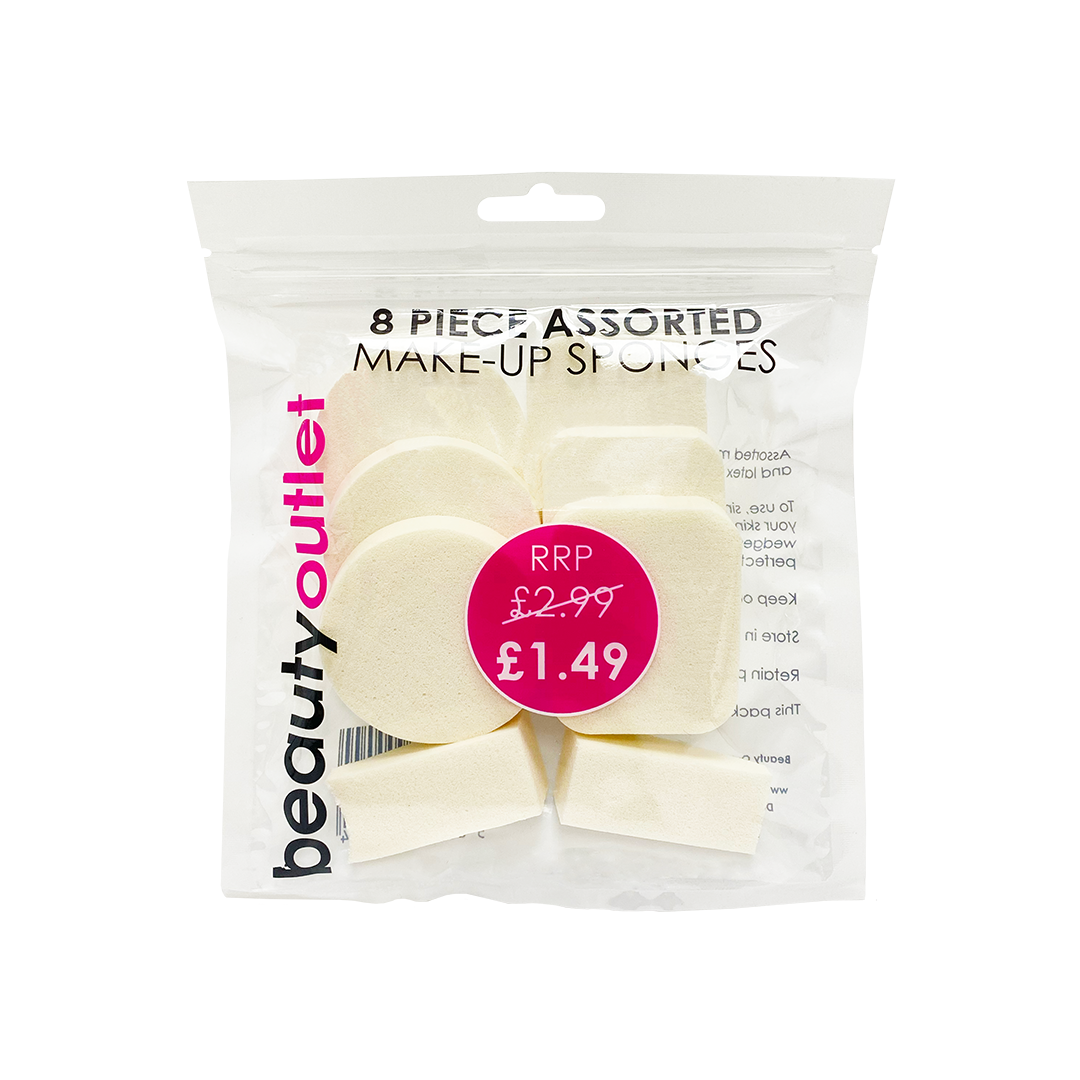Beauty Outlet 8 Piece Assorted Sponges