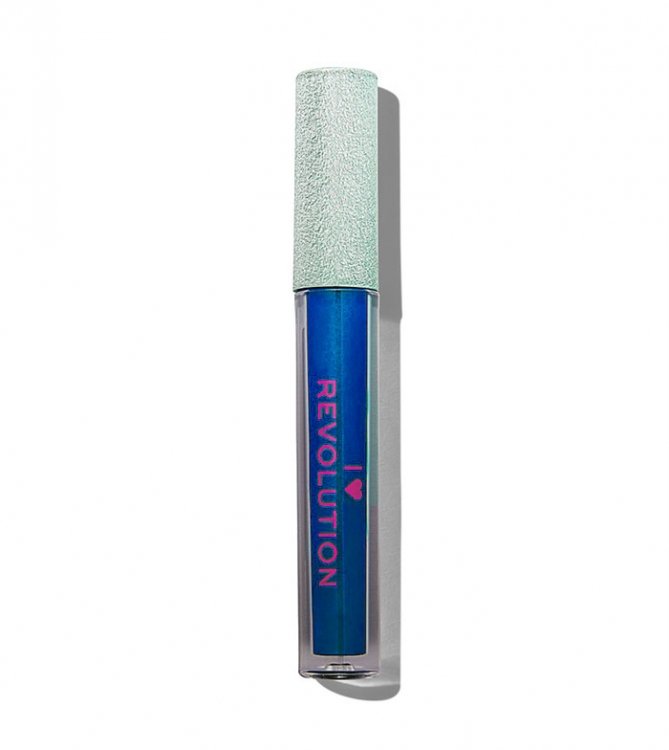 Tester Revolution Metallic Dragon Lips Lipgloss Deepsea