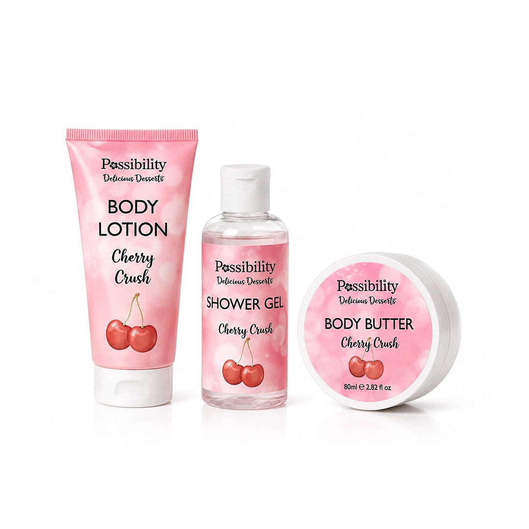 Possibility Cherry Crush 3 Piece Bath & Body Cracker Set