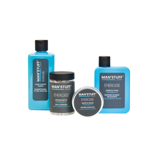 Man Stuff Muscle Ease 4 Piece Kit