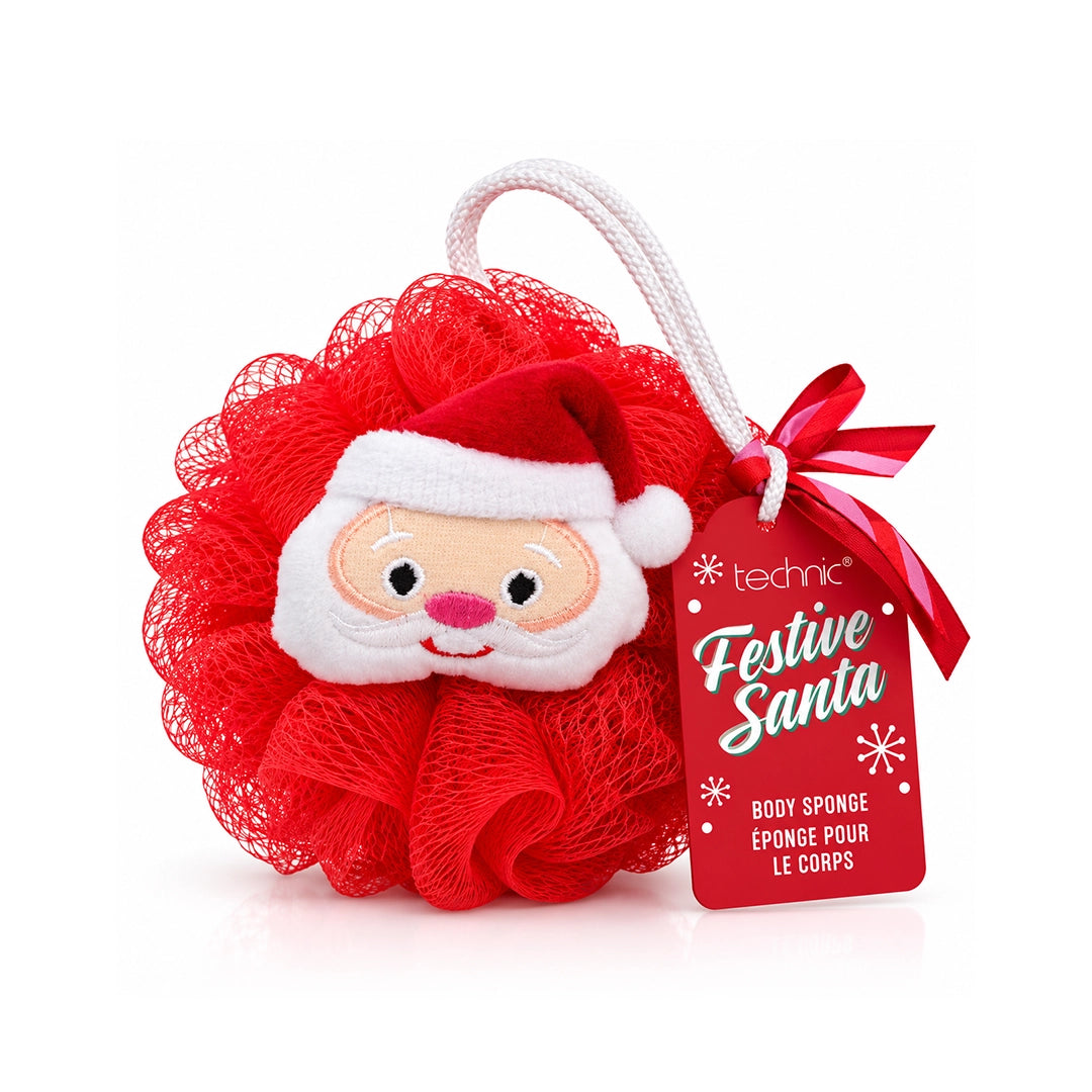 Technic Novelty Festive Bath Scrunchie Santa