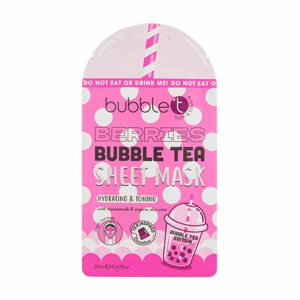 Bubble T Berries Bubble Tea Sheet Mask