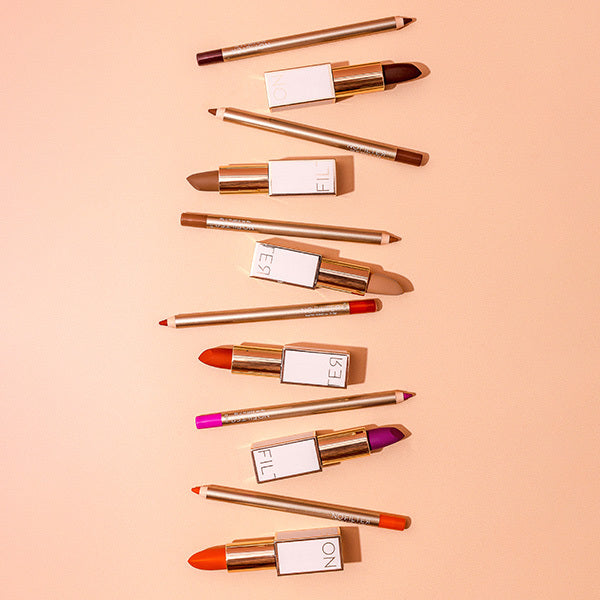 No Filter Beauty Lip Kit With Matte Lipstick & Liner Red Carpet