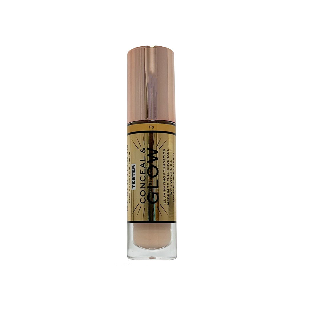Tester Revolution Conceal & Glow Foundation F3