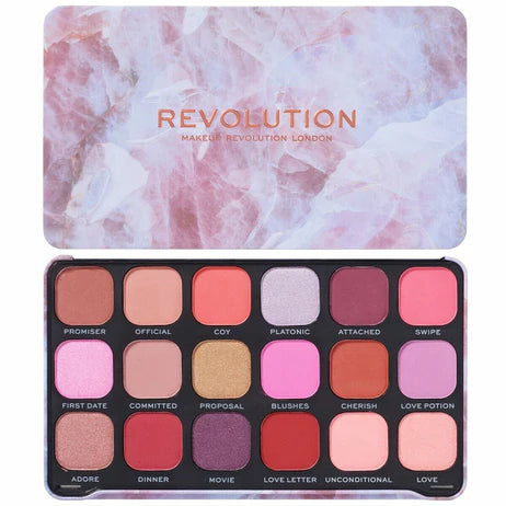 Tester Revolution Forever Flawless Unconditional Love Eye Shadow Palette