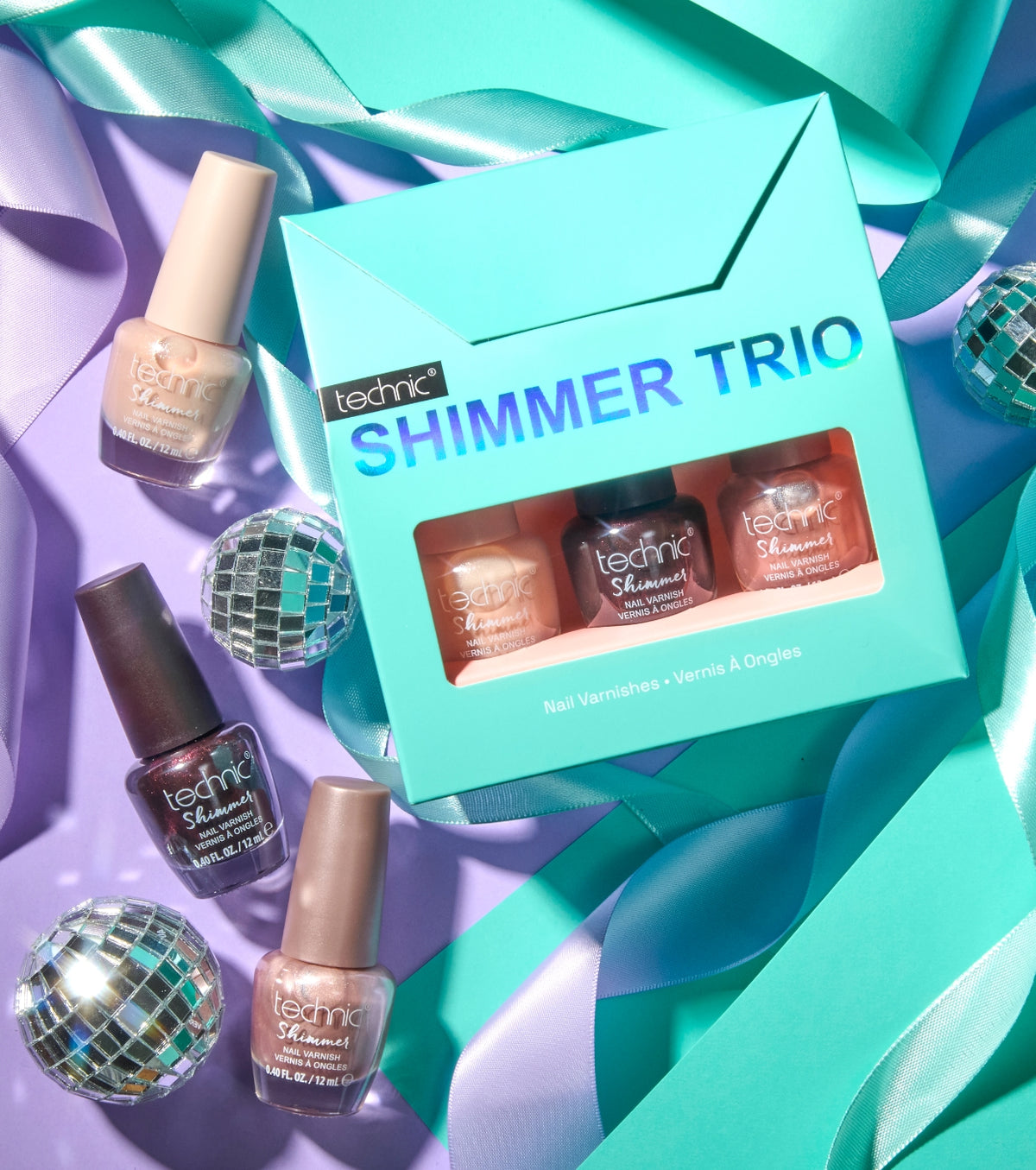 Technic Shimmer Trio Nail Polish Set