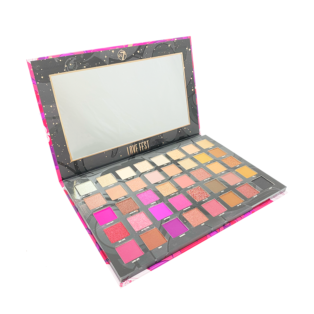 W7 Love Fest Pressed Pigment Eyeshadow Palette