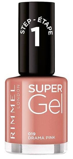 Rimmel Super Gel Nail Polish 019 Drama Pink