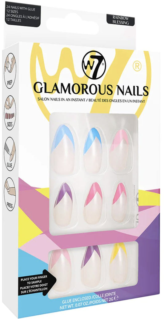 W7 Glamorous Nails Rainbow Blessing