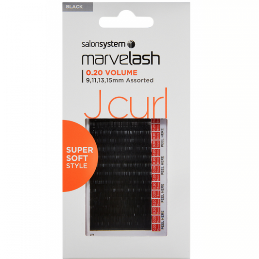 Salon System Marvelash 0.20 Volume Lashes 9mm Black