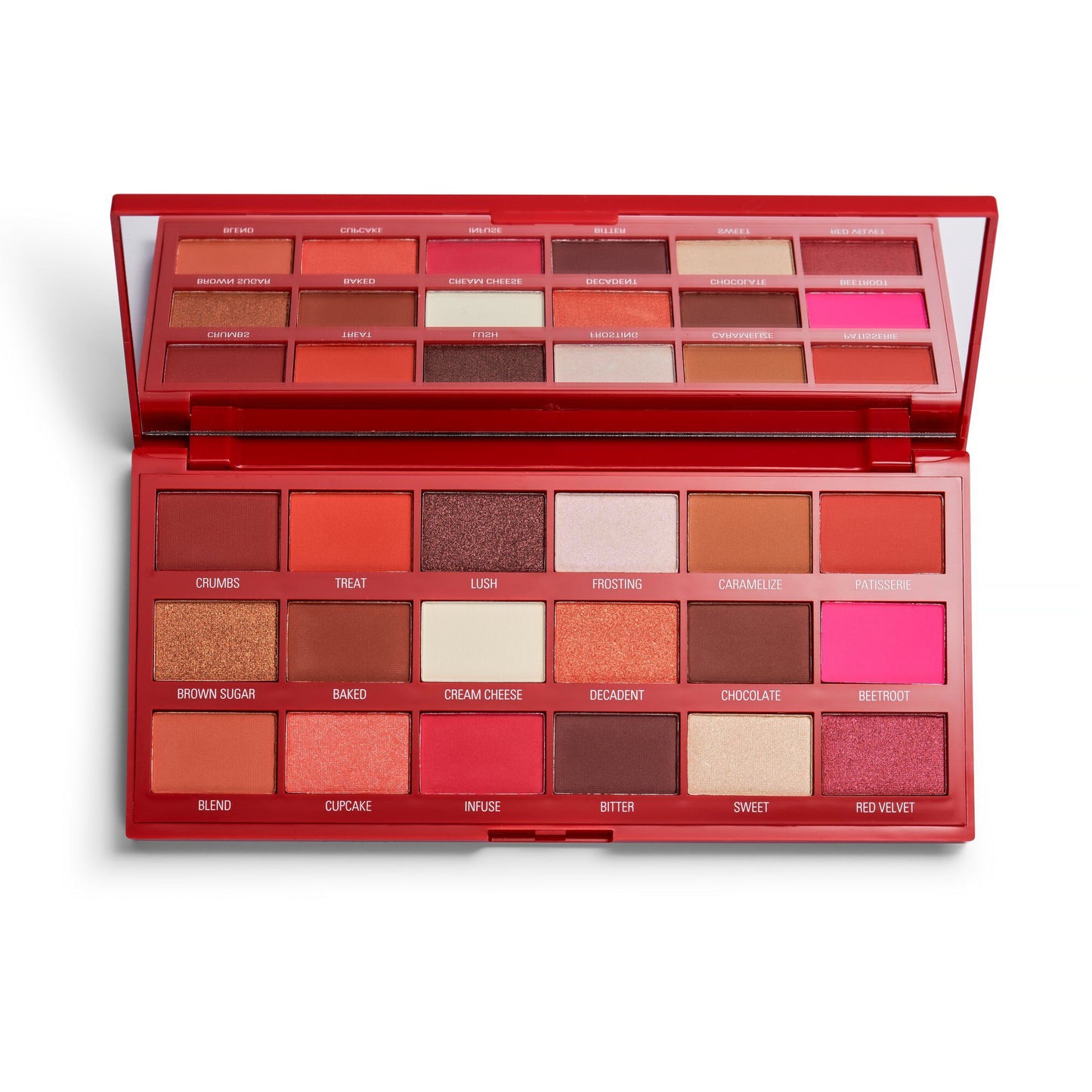 Revolution I Heart Rev Eyeshadow Palette Red Velvet Chocolate Palette