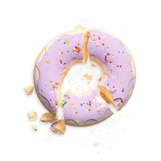 Revolution Donut Bath Fizzer Blackcurrant Frosted