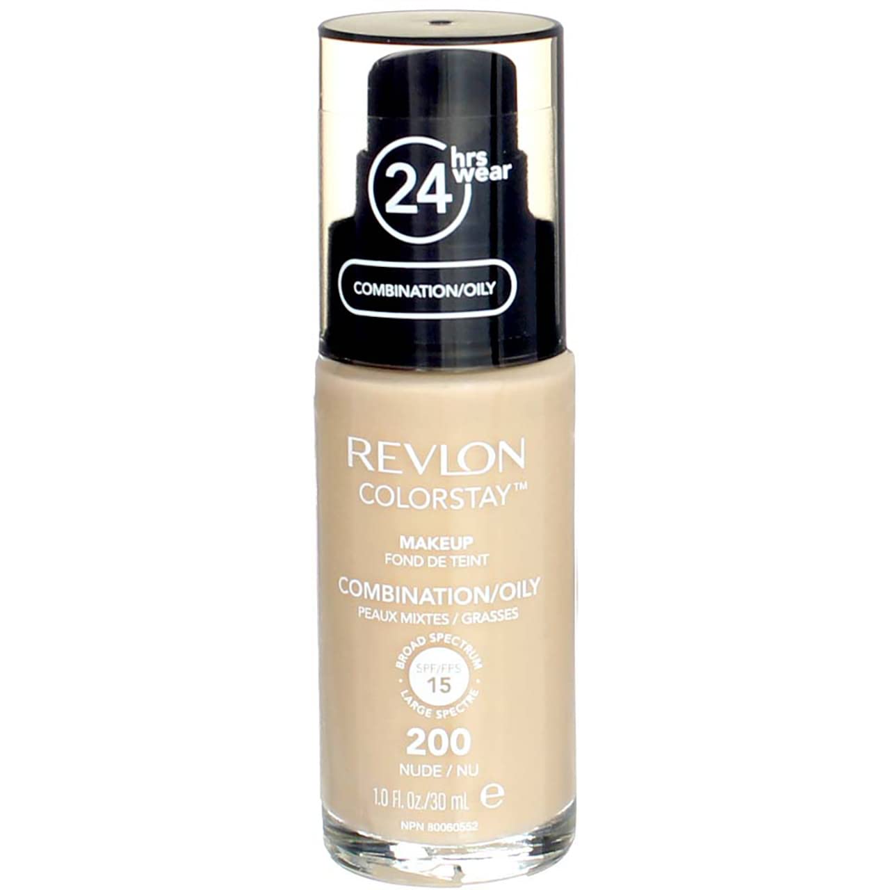 Revlon 24H Colorstay Foundation Nude 200 Combination Oily Skin