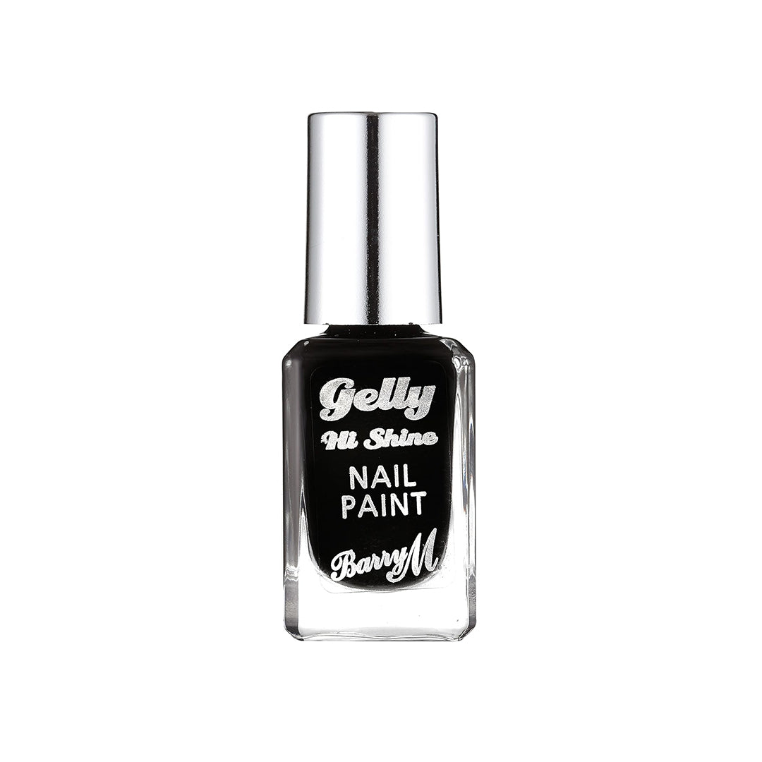 Barry M Gelly Hi Shine Nail Paint Black Forest