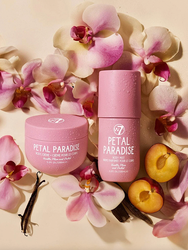 W7 Body Mist & Body Creme Set 100ml Petal Paradise