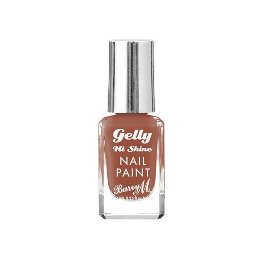 Barry M Gelly Hi Shine Nail Paint Pink Chai Latte
