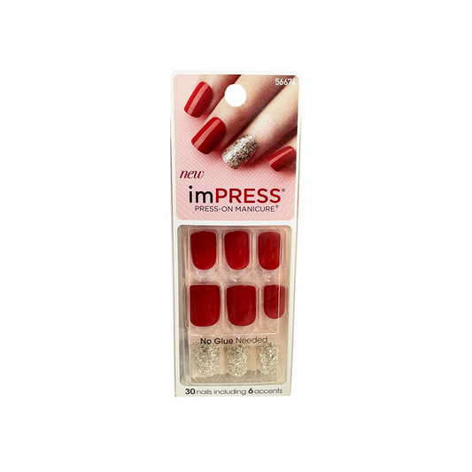 Kiss Impress Nails 56674 Tweetheart Glitter