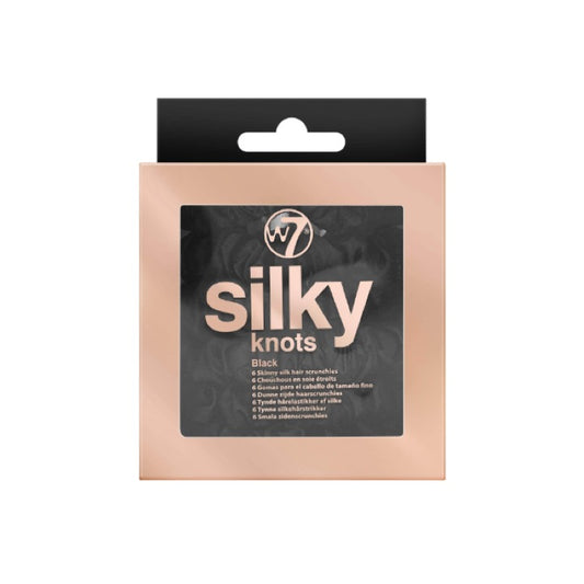 W7 Silky Knots Skinny Black 6pk
