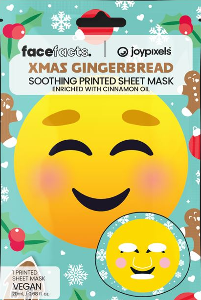Gingerbread Mask Face Facts Xmas Gingerbread Sheet Mask – Beauty Outlet